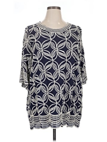 Solitaire 3/4 Sleeve Blouse (view 1)