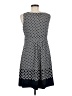 Lands' End Polka Dots Black Cocktail Dress Size M (petite) - photo 2