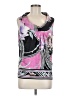 Cache Pink Sleeveless Silk Top Size M - photo 1