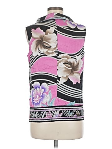 Cache Sleeveless Silk Top (view 2)