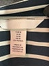 H&M 100% Polyester Stripes Blue Long Sleeve Blouse Size M - photo 7