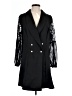 Shein Curve 100% Polyester Black Coat Size 12 Plus (0) - photo 1