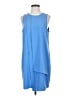 Mud Pie Solid Blue Casual Dress Size S - photo 1