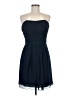 Bill Levkoff 100% Polyester Solid Blue Cocktail Dress Size 10 - photo 1