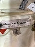 Catherine Malandrino 100% Polyester Hearts Ivory Long Sleeve Blouse Size L - photo 7