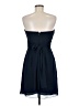 Bill Levkoff 100% Polyester Solid Blue Cocktail Dress Size 10 - photo 2