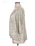 Clara Sun Woo Metallic Silver 3/4 Sleeve Top Size XL - photo 5