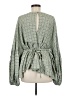 ASOS Green Long Sleeve Blouse Size UK 10 / US 6 - photo 2