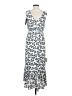 Lulus 100% Polyester Print White Casual Dress Size S - photo 2