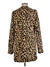 Ermanna 100% Polyester Animal Print Gold Coat Size M - photo 2