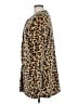 Ermanna 100% Polyester Animal Print Gold Coat Size M - photo 5