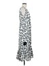 Lulus 100% Polyester Print White Casual Dress Size S - photo 4
