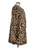 Ermanna 100% Polyester Animal Print Gold Coat Size M - photo 4