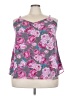 Torrid 100% Polyester Pink Sleeveless Blouse Size 2X Plus (2) - photo 1