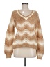 Ann Taylor LOFT Chevron-herringbone Tan Pullover Sweater Size M - photo 1