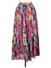 Unbranded 100% Polyester Print Blue Casual Skirt Size XL - photo 1
