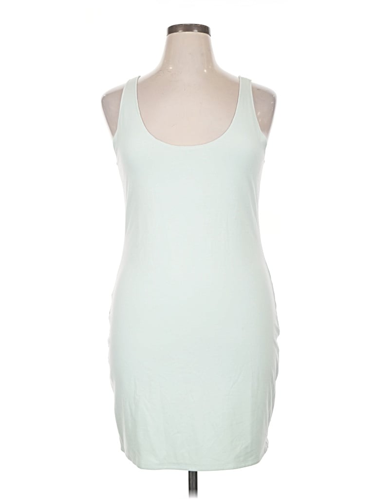 Pre-owned Open Edit Casual Dress In Green