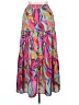 Unbranded 100% Polyester Print Blue Casual Skirt Size XL - photo 2