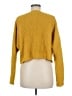 Moon & Madison 100% Polyester Yellow Cardigan Size M - photo 2