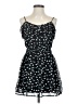 Kirra 100% Polyester Hearts Black Casual Dress Size XS - photo 1