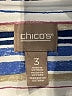 Chico's 100% Polyester Stripes Blue 3/4 Sleeve Blouse Size XL (3) - photo 7