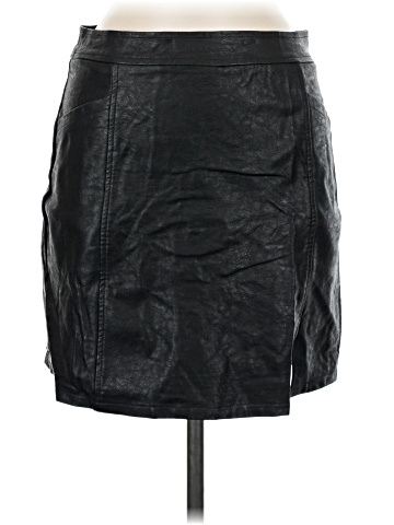 She + Sky Faux Leather Skirt (view 1)