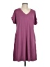 Assorted Brands Purple Pink Casual Dress Size L - photo 1