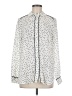 Who What Wear 100% Polyester Polka Dots Ivory Long Sleeve Blouse Size M - photo 1