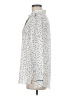 Who What Wear 100% Polyester Polka Dots Ivory Long Sleeve Blouse Size M - photo 5
