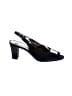 Via Accenti 100% Leather Black Heels Size 7 - photo 1