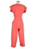 Bishop + Young 100% Polyester Solid Red Jumpsuit Size M - photo 2