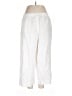 DKNY 100% Linen White Linen Pants Size L - photo 1