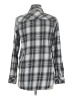 Volcom 100% Cotton Plaid Silver Long Sleeve Button-Down Shirt Size 8 - photo 2