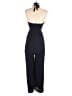 Timing 100% Rayon Solid Black Jumpsuit Size M - photo 2