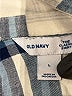 Old Navy 100% Cotton Plaid Blue Long Sleeve Button-Down Shirt Size L - photo 7