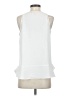 Saks Fifth Avenue 100% Polyester White Sleeveless Blouse Size S - photo 2