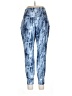 Active by Old Navy Print Blue Casual Pants Size Lg Petite - photo 2
