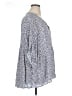 Soirée 100% Rayon Blue 3/4 Sleeve Button-Down Shirt Size 1X - photo 4