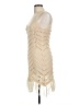 Assorted Brands 100% Polyester Ivory Cocktail Dress Size L - photo 5