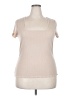 Torrid Ivory Tan Short Sleeve Turtleneck Size 2X Plus (2) - photo 1