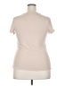 Torrid Ivory Tan Short Sleeve Turtleneck Size 2X Plus (2) - photo 2