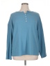 Kirundo Blue Long Sleeve Henley Size XL - photo 1