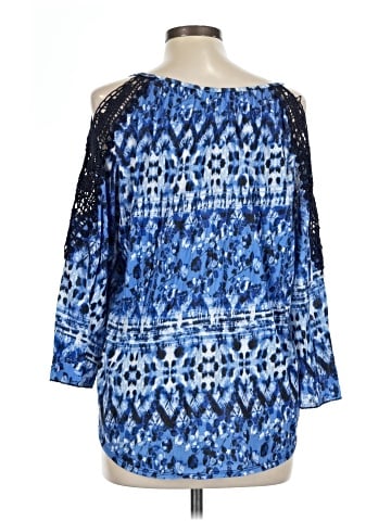 New York Laundry 3/4 Sleeve Blouse (view 2)