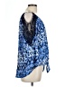 New York Laundry 100% Polyester Blue 3/4 Sleeve Blouse Size L (petite) - photo 4