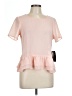 Ali & Kris 100% Polyester Pink Short Sleeve Top Size L - photo 1