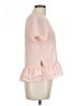 Ali & Kris 100% Polyester Pink Short Sleeve Top Size L - photo 4