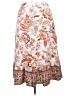 Unbranded 100% Polyester Print Orange Casual Skirt Size XXL - photo 2