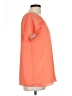 Gibson 100% Polyester Orange Short Sleeve Blouse Size L - photo 4