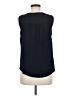 Ann Taylor LOFT 100% Polyester Black Sleeveless Blouse Size M - photo 2