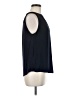 Ann Taylor LOFT 100% Polyester Black Sleeveless Blouse Size M - photo 4